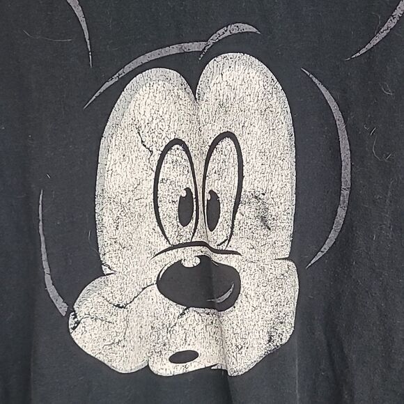 Men's 2XL Mickey Mouse T-Shirt Black Disney Graphic Print Disneyland Vacay Tee - Picture 3 of 4